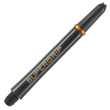 Násadky na šipky Harrows Supergrip černé, zlaté, dlouhé