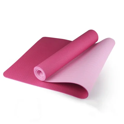 Podložka na cvičení Sportago TPE Yoga dvouvrstvá 183x61x0,6 cm - zelená