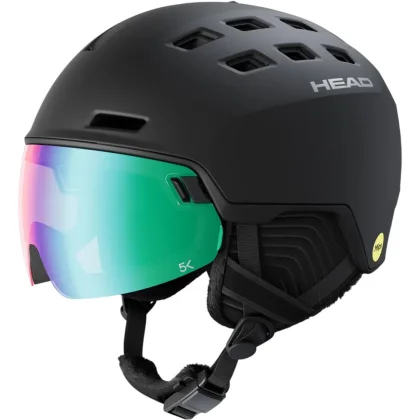 Head Radar 5K Photo MIPS, lyžařská helma s hledím, černá