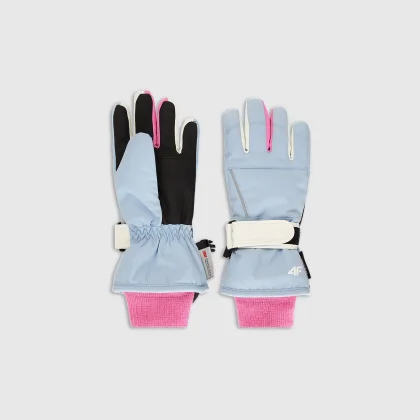 4F Dětské lyžařské rukavice Thinsulate - modré XL