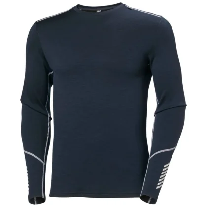 Helly Hansen Lifa Merino Midweight Crew, nepromokavá bunda, pánská, navy