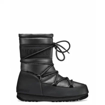 Dámské kotníkové zimní boty MOON BOOT MID NYLON, 001 black