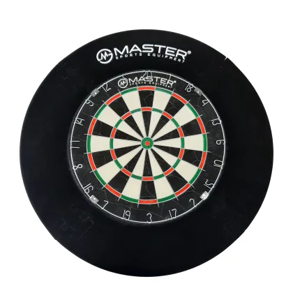 Akční set - sisalový terč MASTER Grande Brazil 45 cm + okruží k terči MASTER - 4 dílné