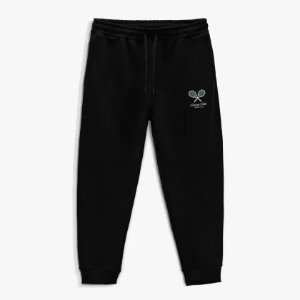 Tepláky Jogger , Barva Černá, s Potiskem Beverly Hills Club