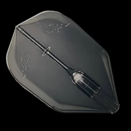Letky na šipky L-Style Fantom L3EZ, průhledné černé