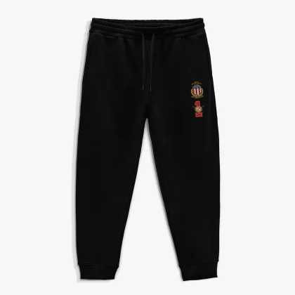 Tepláky Jogger , Barva Černá, s Potiskem Western League