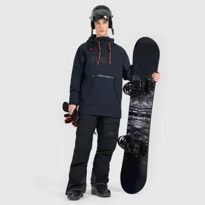 4F Pánské snowboardové kalhoty membrána 15000 - černé XXL