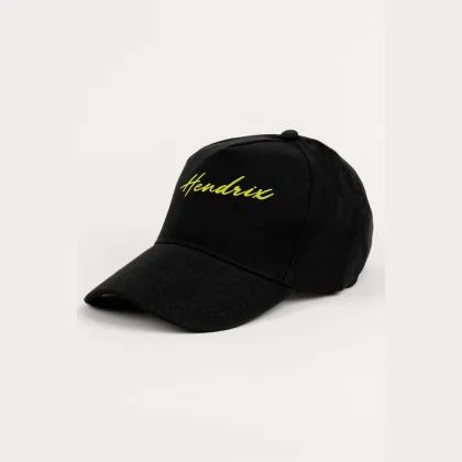 Kšiltovka Jockey, Barva Šedá, s Potiskem Hendrix Neon