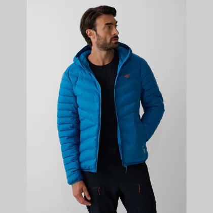 4F Treková bunda s výplní Primaloft Thermoplume pánská - tmavě modrá L