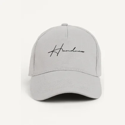 Kšiltovka Jockey, Barva Šedá, s Potiskem Hendrix Signature