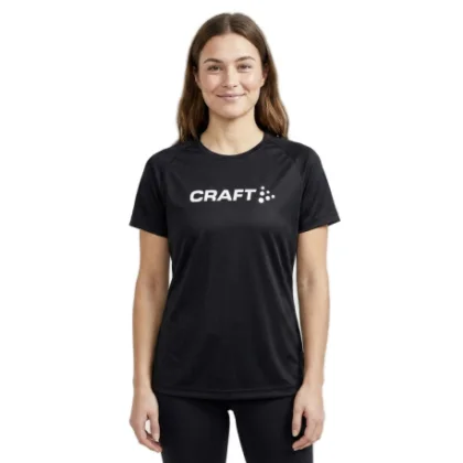 Dámské tréninkové tričko s krátkým rukávem CRAFT CORE UNIFY LOGO TEE W