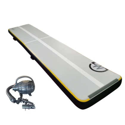 Airtrack MASTER S-Pro nafukovací žíněnka 600 x 100 x 20 cm - šedá - černá