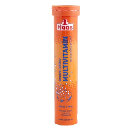 Haas MultiVitamín Pomeranč 20 šumivých tablet
