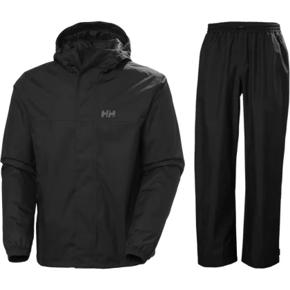 Helly Hansen Vancouver/HH Rain, pánská sada do deště, černá