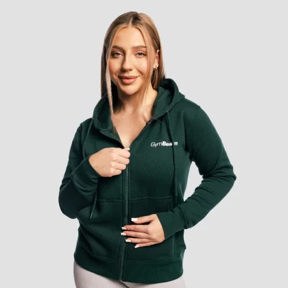 GymBeam Dámská mikina Zipper Hoodie Pine