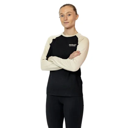 Liiteguard Merino Hybrid s dlouhým rukávem, dámská, černá/béžová