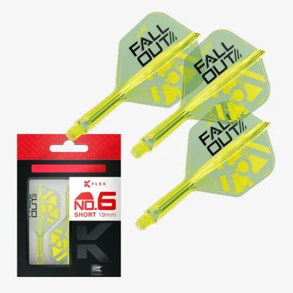 Target K-Flex Luke Littler Fallout No6 letky a krátké násadky na šipky