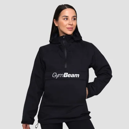 GymBeam Dámská bunda Rain Smock Black
