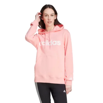 Dámská mikina s kapucí ADIDAS W LIN FT HD-IY9186-Pink