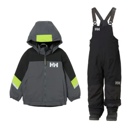 Helly Hansen Rider Lyžařská sada, děti, grå/sort