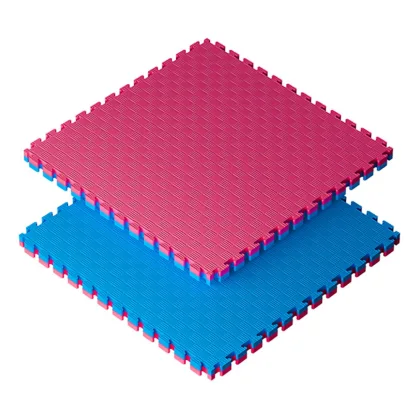 Sportago Tatami Taekwondo podložka 100x100cm červená-modrá - 2,5 cm