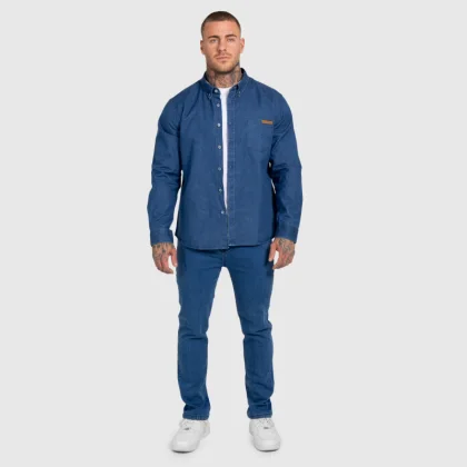 Pánský džínový set Iron Aesthetics Urban, tmavě modrý
