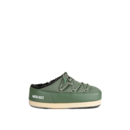 Nízké zimní boty MOON BOOT MB EVX MULE NYLON G016 FOREST GREEN
