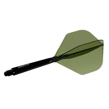 Cuesoul ROST 77 průhledné zelené, No2 letky a dlouhé násadky