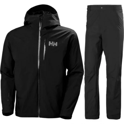 Helly Hansen Loke 2L shellová bunda/hellové kalhoty, pánská, černá
