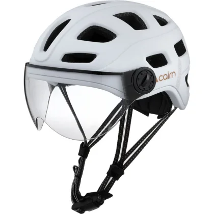 Cairn Quartz Visor, cyklistická helma, bílá
