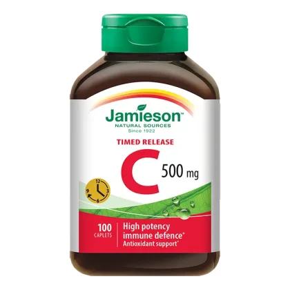 Jamieson Vitamín C 500 mg s postupným uvolňováním 100 tablet