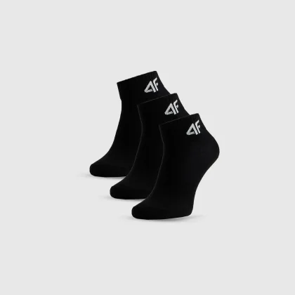 4F Krátké ponožky (3-pack) dívčí - černé 38-40