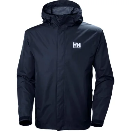 Helly Hansen Seven J, pánská bunda do deště, tmavě modrá