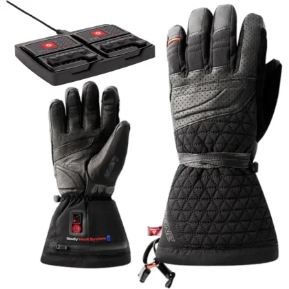 Lenz Heat Glove 6.0 + rcB 1400 baterie, dámské, černé
