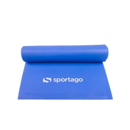 Sportago Band Heavy – plochý expandér 120 cm, modrý