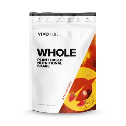 Vivo Life WHOLE MEAL Jahoda - Nutričně kompletní VEGAN PROTEIN jídlo (1000 g)