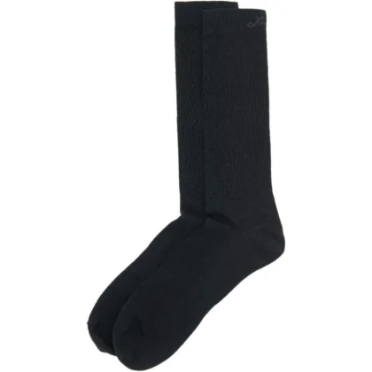 Lundhags Merino Liner Sock High, turistické ponožky, černé