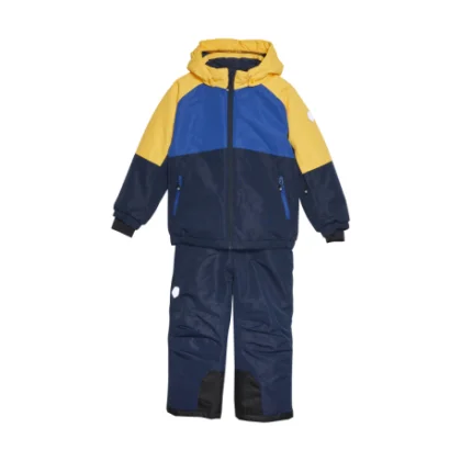 Chlapecký set lyžařské bundy s kalhotami COLOR KIDS Ski Set - Colorblock, total eclipse