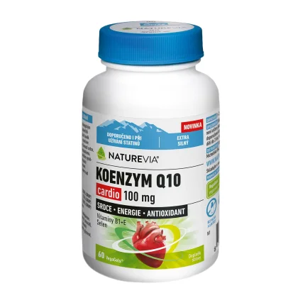 Swiss NatureVia Koenzym Q10 Forte 100 mg 60 kapslí