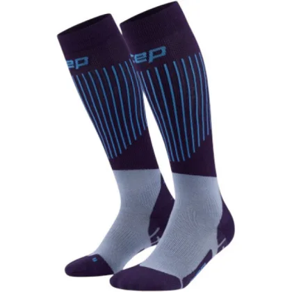 CEP Ski Ultralight Socks Tall 3.0, lyžařské ponožky, pánské, fialovo/modré