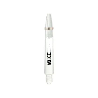 Násadky na šipky ONE80 Proplast Vice středné průsvitné, 41 mm