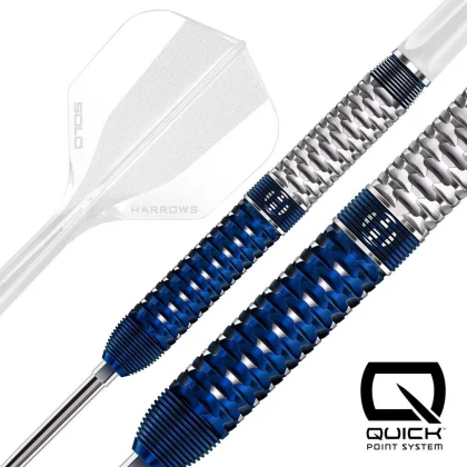 Šipky steel Harrows Geo Parallel 23g Quick Point 90% wolfram
