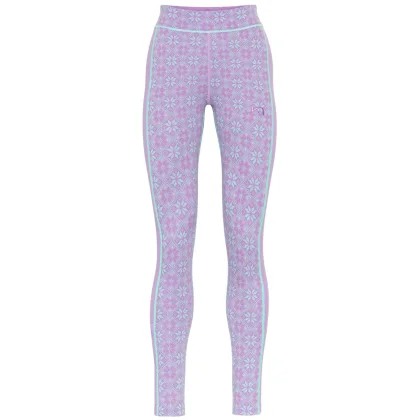 Kari Traa Rose High Waist, dámské termo legíny, fialová