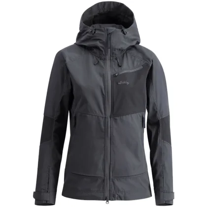 Lundhags Tived Stretch Hybrid Jacket, softshell bunda, dámská, šedá