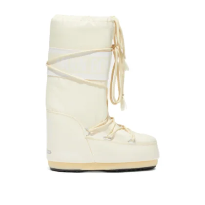 Vysoké zimní boty MOON BOOT ICON NYLON, 082 cream