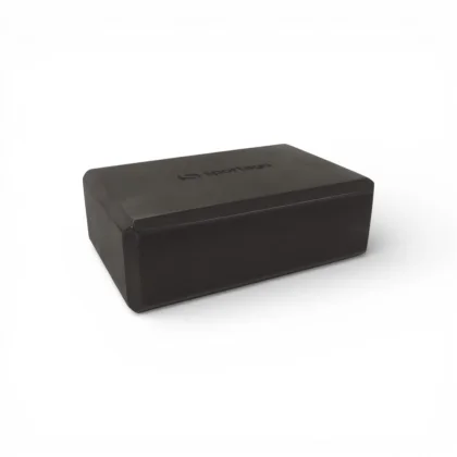 Yoga block Sportago Tiga - jednobarevný - šedá