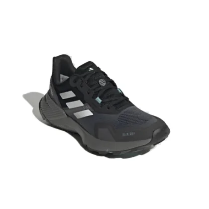 Dámská běžecká trailová obuv ADIDAS Terrex Soulstride Rain.RDY core black crystal white mint ton