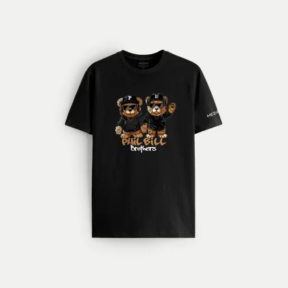 Tričko, Barva Bilá, s Potiskem Bears