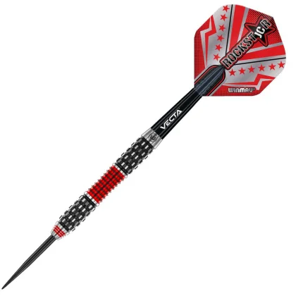 Sada steel šipek Winmau Joe Cullen Rockstar RS 1.0, 24g, 90% wolfram
