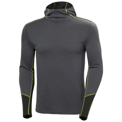 Helly Hansen Lifa Merino Midweight Mikina s kapucí, pánská, šedá